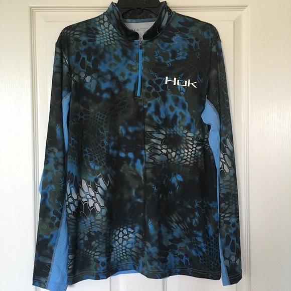 Huk Other - Long sleeve 1/4 zip top MENS LIGHT JACKET